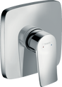 Hansgrohe Metris Single Lever Manual Shower Mixer Soft Cube For Concealed Installation - Chrome - 31456000