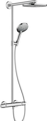 Hansgrohe Raindance Showerpipe 240 1jet Ecosmart 9 L/min With Thermostatic Shower Mixer - Chrome - 27228000