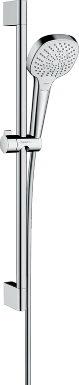 Hansgrohe Croma Select E Shower Set 110 Multi Ecosmart 9 L/min With Shower Rail 650mm - White/Chrome - 26581400