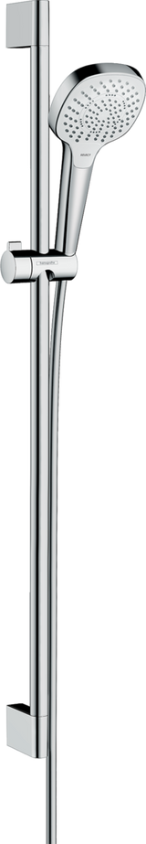 Hansgrohe Croma Select E Shower Set Multi Ecosmart 9 L/min With Shower Rail 900mm - White/Chrome - 26591400