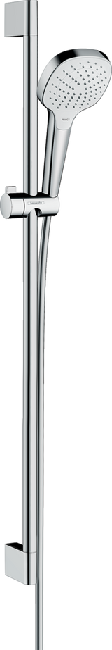 Hansgrohe Croma Select E Shower Set 110 Vario Ecosmart 9 L/min With Shower Rail 900mm - White/Chrome - 26593400