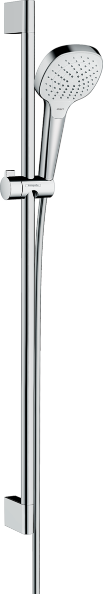 Hansgrohe Croma Select E Shower Set 110 Vario Ecosmart 9 L/min With Shower Rail 900mm - White/Chrome - 26593400