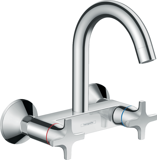 Hansgrohe Logis M32 2-handle Kitchen Mixer Wall-mounted Single Spray Mode - Chrome - 71286000