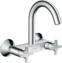 Hansgrohe Logis M32 2-handle Kitchen Mixer Wall-mounted Single Spray Mode - Chrome - 71286000
