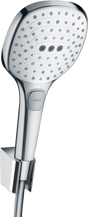 Hansgrohe Raindance Select E Shower Holder Set 120 3jet With Shower Hose 1600mm - White/Chrome - 26720400