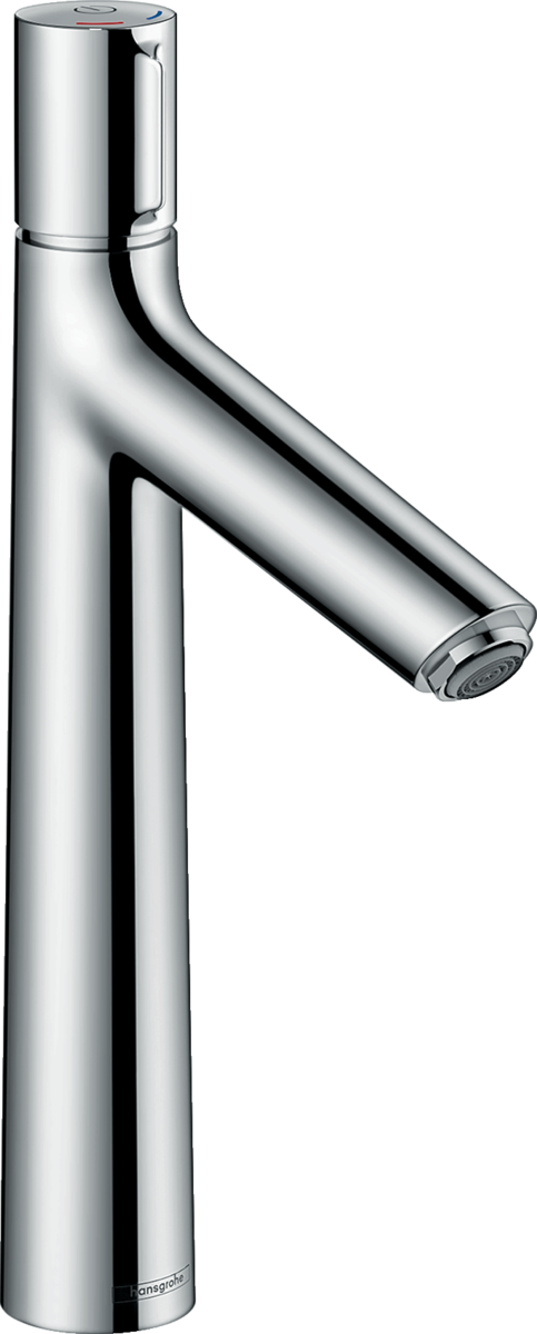 Hansgrohe Talis Select S chrome bathroom basin mixer with high spout and pop-up waste