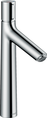 Hansgrohe Talis Select S chrome bathroom basin mixer with high spout and pop-up waste