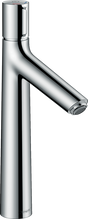 Hansgrohe Talis Select S chrome bathroom basin mixer with high spout and pop-up waste