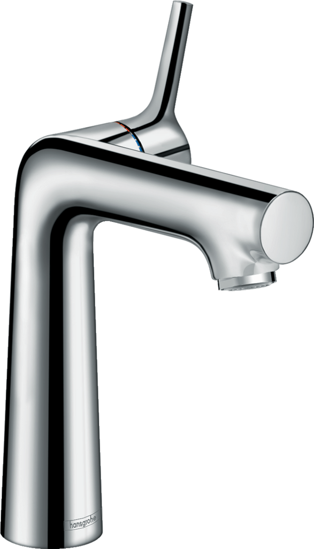Hansgrohe Talis S chrome single lever basin mixer with 140mm spout and integrated pop-up waste
