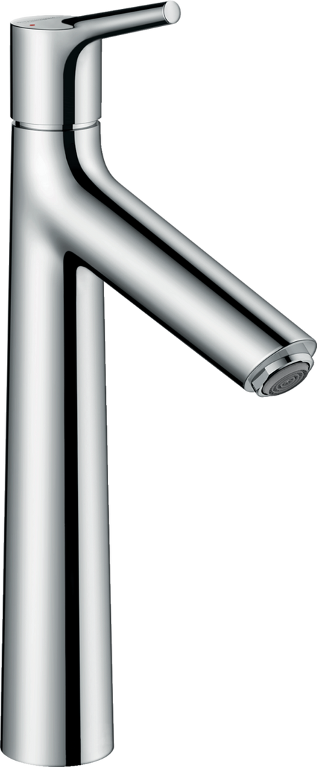 Hansgrohe Talis S single lever tall basin mixer in chrome finish with sleek modern design