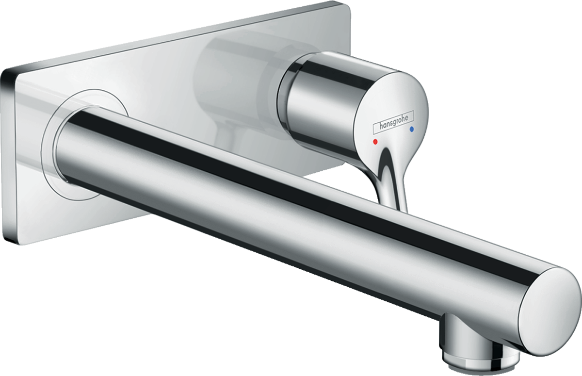 Hansgrohe Talis S chrome single lever basin mixer with 225mm concealed spout and sleek modern design