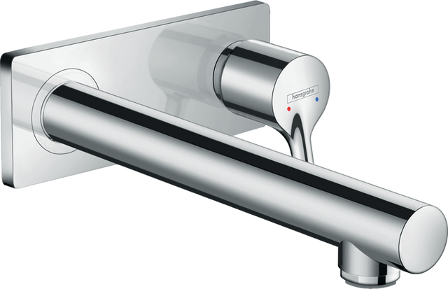 Hansgrohe Talis S chrome single lever basin mixer with 225mm concealed spout and sleek modern design