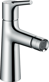 Hansgrohe Talis S single lever chrome bidet mixer with pop-up waste and EcoSmart technology