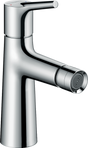 Hansgrohe Talis S single lever chrome bidet mixer with pop-up waste and EcoSmart technology