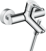 Hansgrohe Talis S Single Lever Manual Bath Mixer For Exposed Installation - Chrome - 72400000