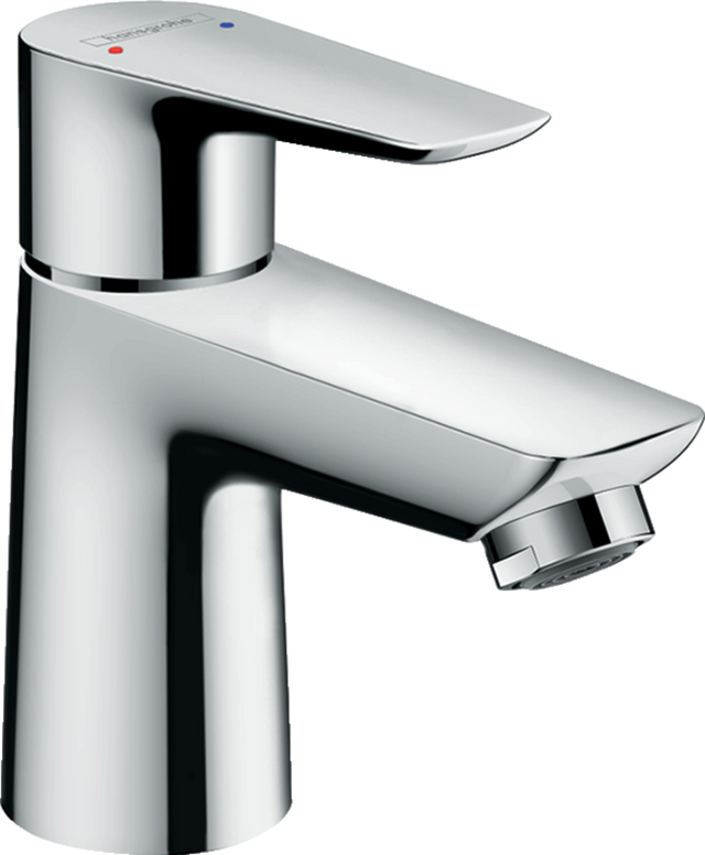 Hansgrohe Talis E Single Lever Basin Mixer 80 With Push-open Waste - Chrome - 71701000