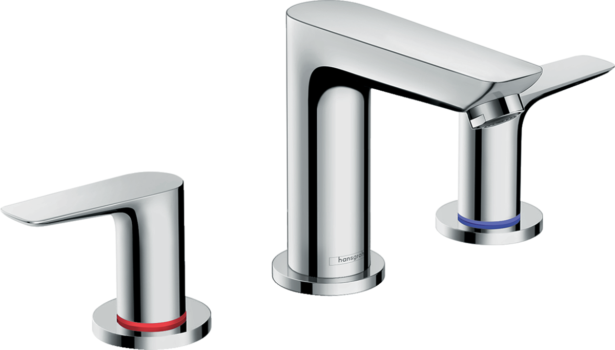 Hansgrohe Talis E 3-hole Basin Mixer With Pop-up Waste - Chrome - 71733000