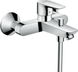 Hansgrohe Talis E single lever manual bath mixer in chrome for exposed installation