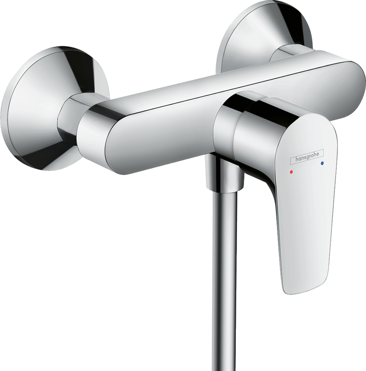 Hansgrohe Talis E Single Lever Manual Shower Mixer For Exposed Installation - Chrome - 71760000