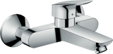 Hansgrohe Logis Wall Mounted single lever basin mixer in chrome with EcoSmart technology and sleek modern design