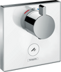 Hansgrohe ShowerSelect Glass Thermostatic Mixer Highflow For Concealed Installation For Multiple Outlets - White/Chrome - 15735400