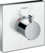 Hansgrohe ShowerSelect Glass Thermostatic Mixer Highflow For Concealed Installation - White/Chrome - 15734400