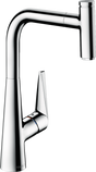 Hansgrohe Talis Select M51 Single Lever Kitchen Mixer 300 Eco With Pull-out Spout Single Spray Mode - Chrome - 72826000