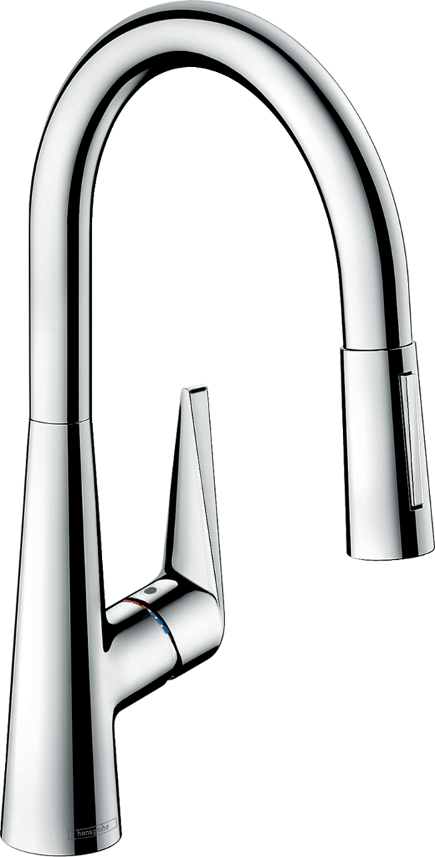 Hansgrohe Talis M51 Single Lever Kitchen Mixer 200 With Pull-out Spray 2 Spray Modes - Chrome - 72813000