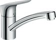 Hansgrohe Logis M31 Single Lever Kitchen Mixer 120 Coolstart Ecosmart Single Spray Mode - Chrome - 71837000
