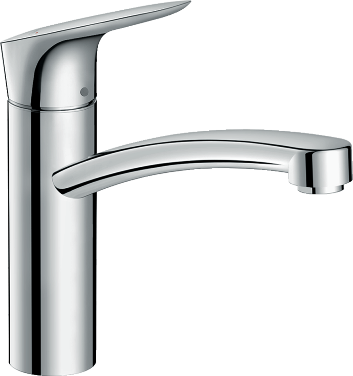Hansgrohe Logis M31 Single Lever Kitchen Mixer 160 Coolstart Ecosmart Single Spray Mode - Chrome - 71839000