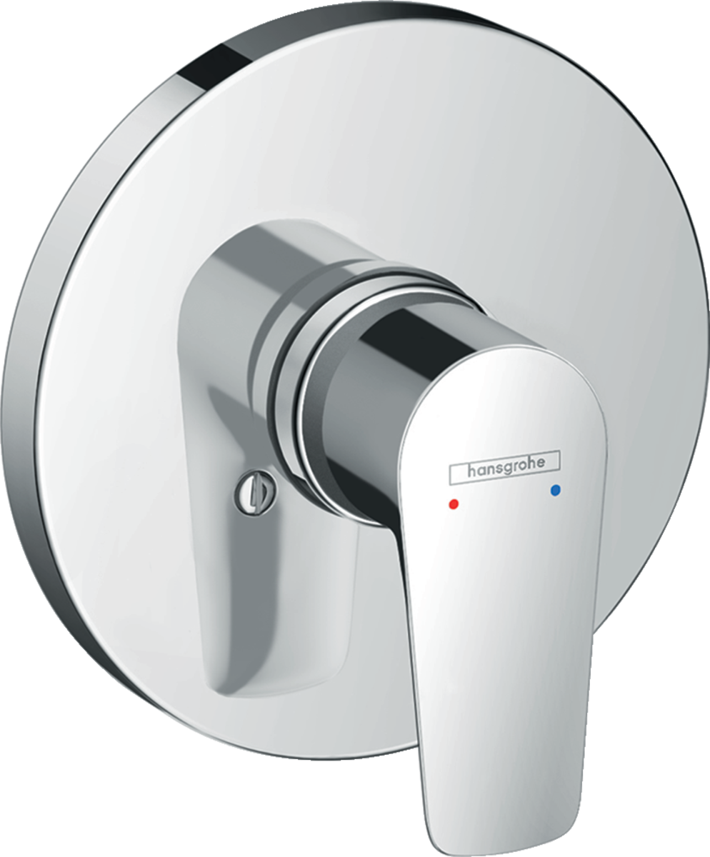 Hansgrohe Talis E Single Lever Manual Shower Mixer Round For Concealed Installation - Chrome - 71766000