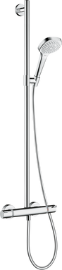 Hansgrohe Croma Select E Semipipe Multi With Thermostatic Shower Mixer - White/Chrome - 27248400