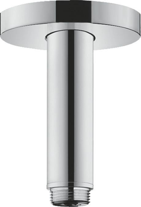 Hansgrohe Ceiling Connector S 100 mm in chrome finish for shower installation