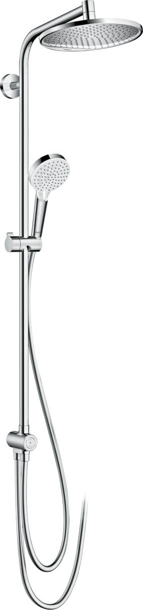 Hansgrohe Crometta S Showerpipe 240 1jet EcoSmart 9 L/min Reno - Chrome - 27270000