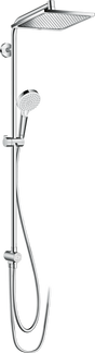 Hansgrohe Crometta E Showerpipe 240 1jet Ecosmart 9 L/min Reno - Chrome - 27289000
