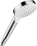 Hansgrohe Crometta Hand Shower 100 1jet Green 6 L/min - White/Chrome - 26334400