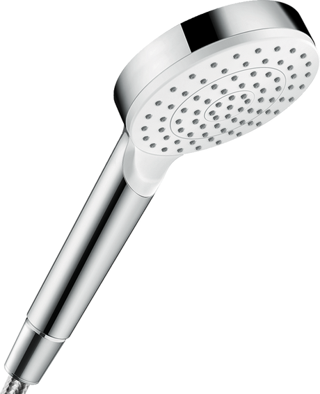Hansgrohe Crometta Hand Shower 100 1jet Green 6 L/min - White/Chrome - 26334400