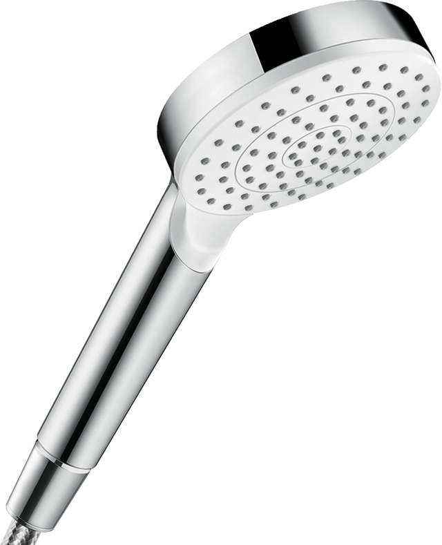 Hansgrohe Crometta Hand Shower 100 1jet Green 6 L/min - White/Chrome - 26334400