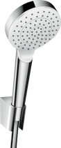Hansgrohe Crometta Shower Holder Set 100 1jet EcoSmart 9 L/min With Shower Hose 1600mm - White/Chrome - 26569400