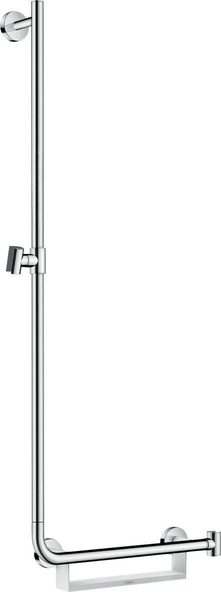 Hansgrohe Unica Shower Rail Comfort 1100 mm Left - Chrome - 26403400
