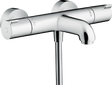 Hansgrohe Ecostat Thermostatic Bath Mixer 1001 CL chrome finish exposed installation with anti-scald protection