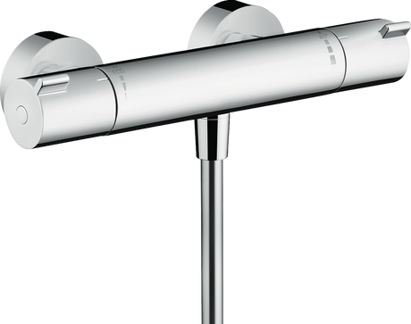 Hansgrohe Ecostat Thermostatic Shower Mixer 1001 CL For Exposed Installation - Chrome - 13211000