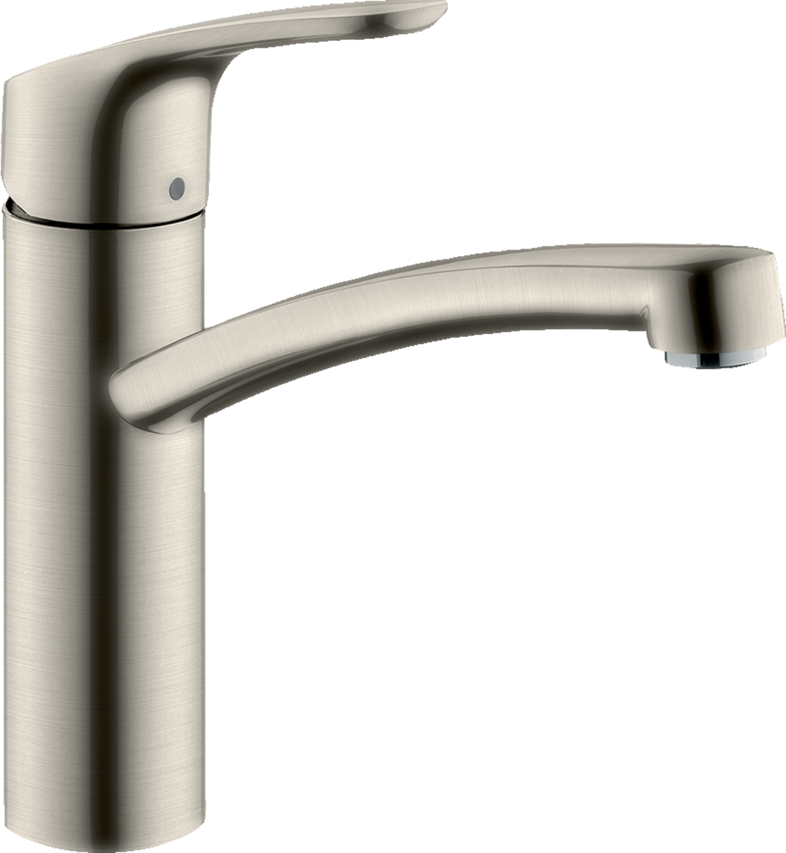 Hansgrohe Focus M41 Single Lever Kitchen Mixer 160 Single Spray Mode - Stainless Steel - 31806800