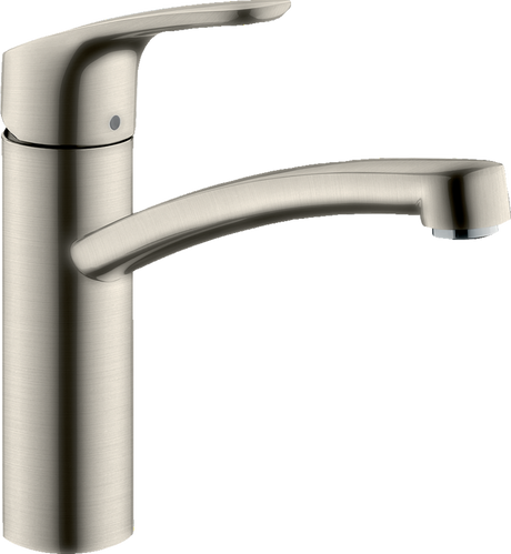 Hansgrohe Focus M41 Single Lever Kitchen Mixer 160 Single Spray Mode - Stainless Steel - 31806800