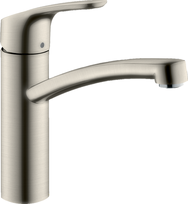 Hansgrohe Focus M41 Single Lever Kitchen Mixer 160 Single Spray Mode - Stainless Steel - 31806800