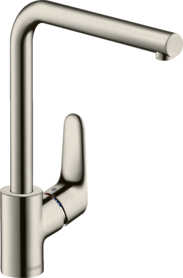 Hansgrohe Focus M41 Single Lever Kitchen Mixer 280 Single Spray Mode - Stainless Steel - 31817800