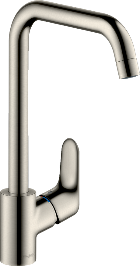 Hansgrohe Focus M41 Single Lever Kitchen Mixer 260 Eco Single Spray Mode - Stainless Steel - 31821800