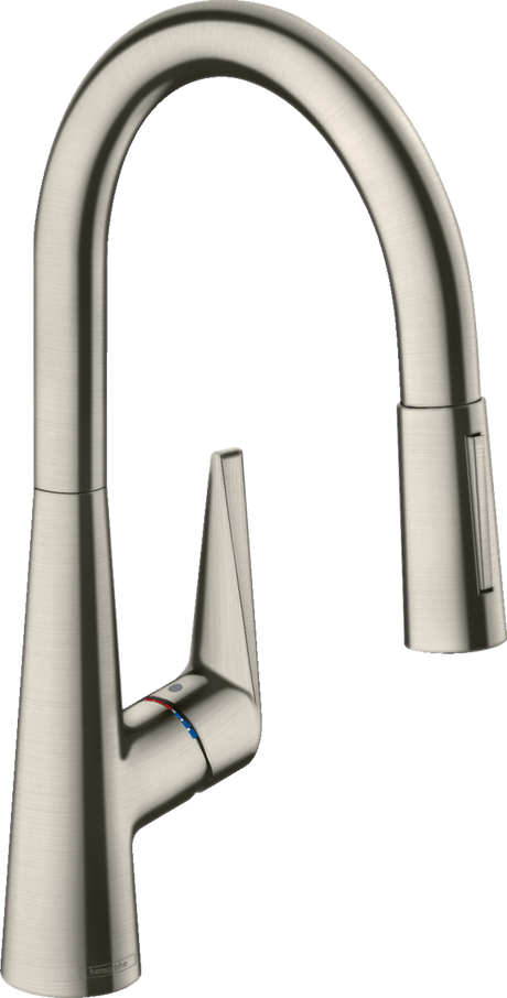 Hansgrohe Talis M51 Single Lever Kitchen Mixer 200 With Pull-out Spray 2 Spray Modes - Chrome - 72813800