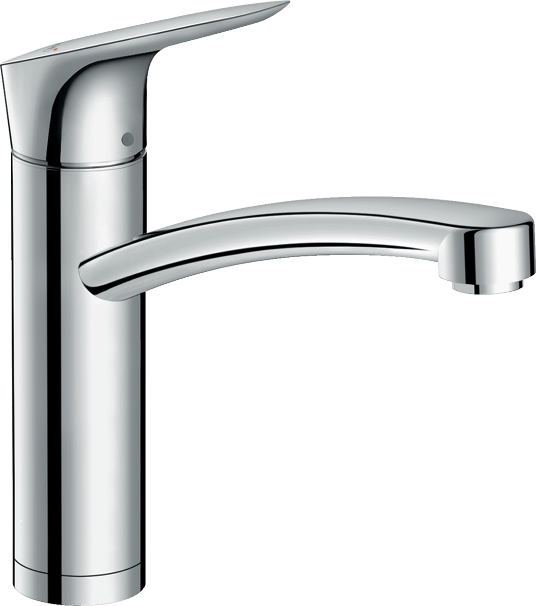 Hansgrohe Logis M31 Single Lever Kitchen Mixer 160 With Collapsible Body Single Spray Mode - Chrome - 71833000