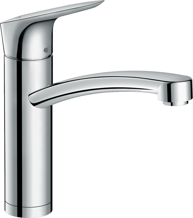 Hansgrohe Logis M31 Single Lever Kitchen Mixer 160 With Collapsible Body Single Spray Mode - Chrome - 71833000